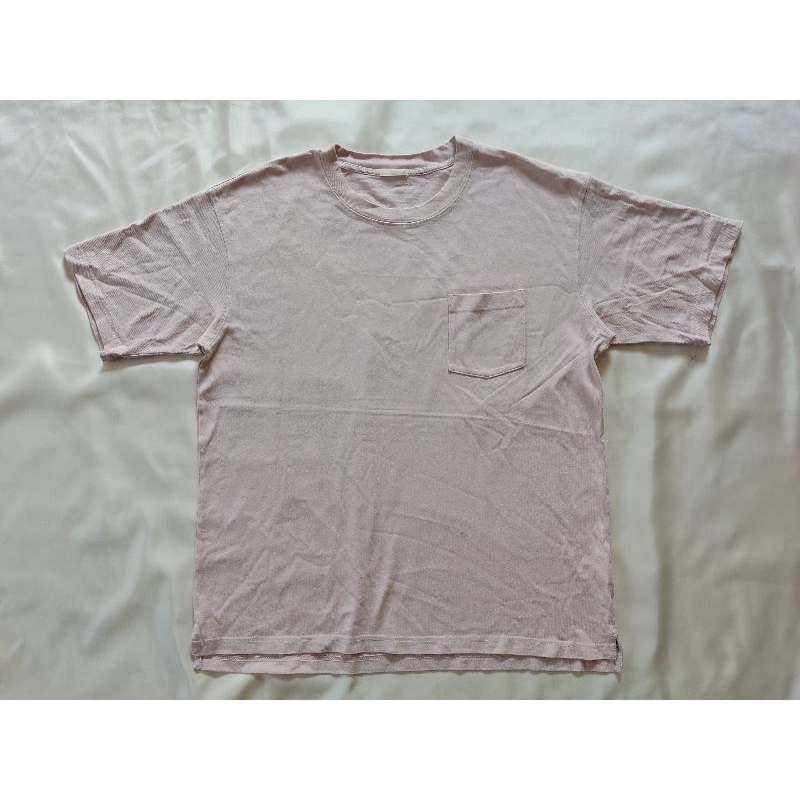 KAOS TSHIRT GU UNIQLO POCKET BASIC ORIGINAL 100%