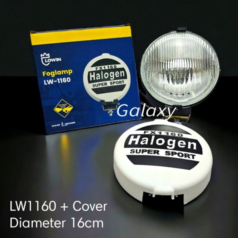 LW 1160 - Lampu Tembak Sorot Tambahan Plus Cover Tutup
