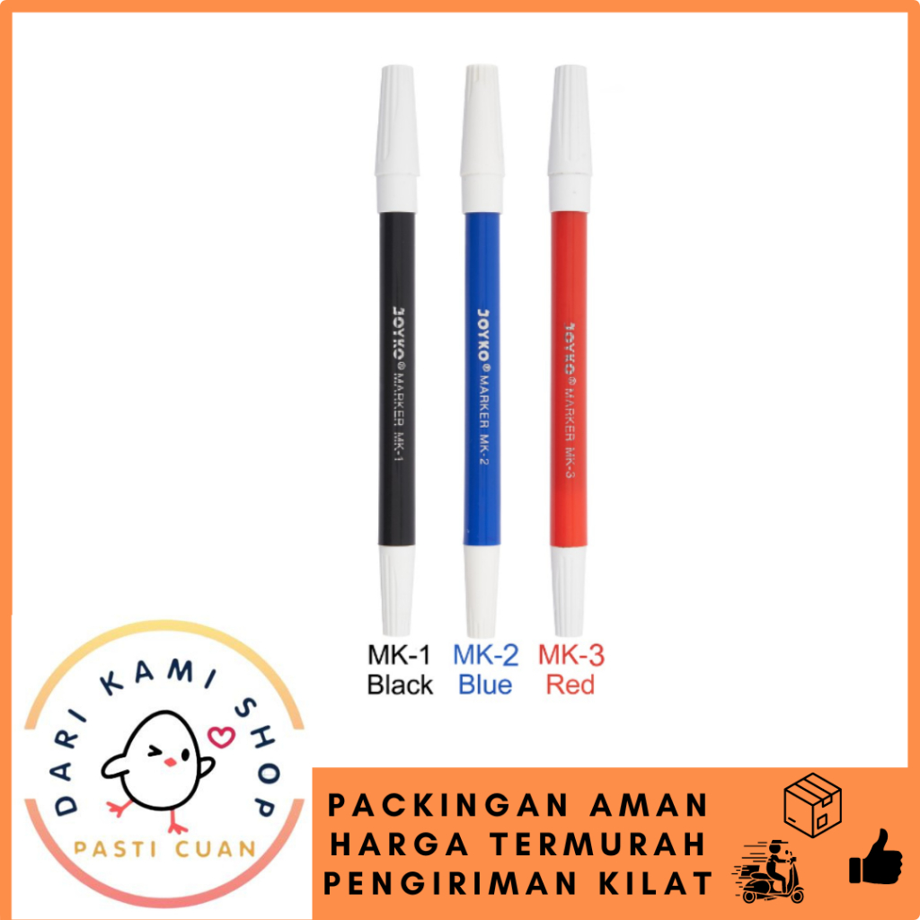 

JOYKO SPIDOL MARKER PENANDA MK-1 MK-2 MK-3 HITAM BIRU MERAH