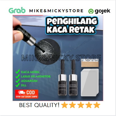 Lem Kaca Mobil Retak Layar Aquarium Penghilang Kaca Retak Glass Repair