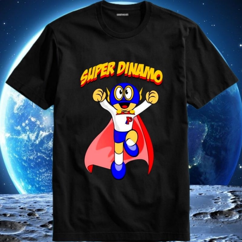 Baju Kaos Tshirt T Shirt Pria Laki Cowok Cewek Perempuan Unisex Anak Kartun Super Dinamo Pman Pmen P