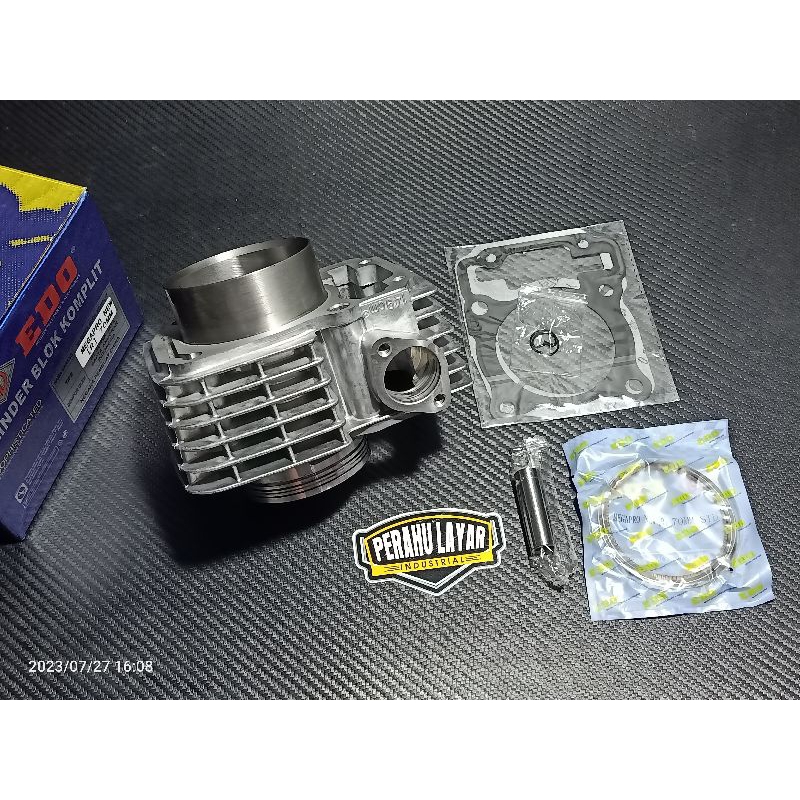 BLOK SET CRF 1L 150 & VERSA LENGKAP PISTON D70mm RING PEN PAKET BORE UP MERK EDO