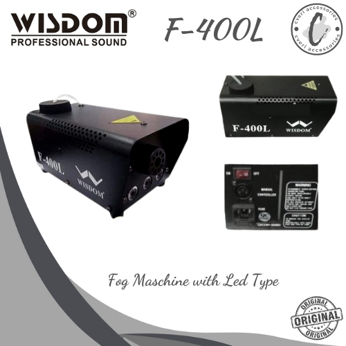 Wisdom F400L Fog Fogging Machine Original Mesin Asap LED F-400L