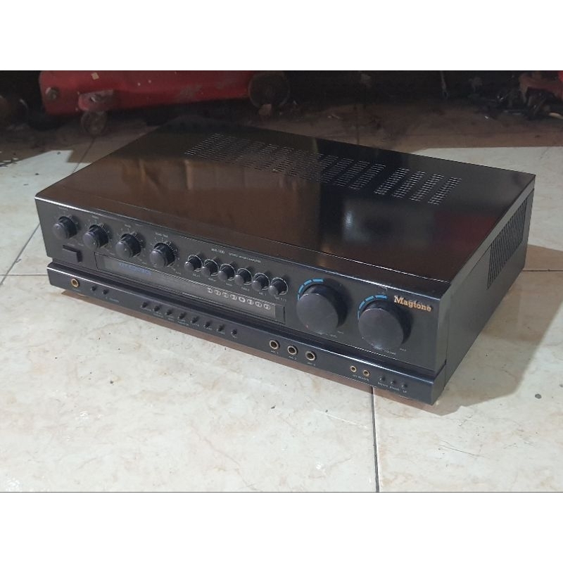 power amplifier mixer karaoke rumahan 200WATTS MAGTONE MX-100 second bekas normal siap pakai