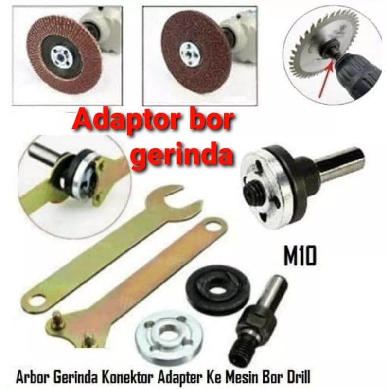 Adapter Bor Alat Ubah Mesin Bor Jadi Gerinda Adaptor Bor UCHIHA