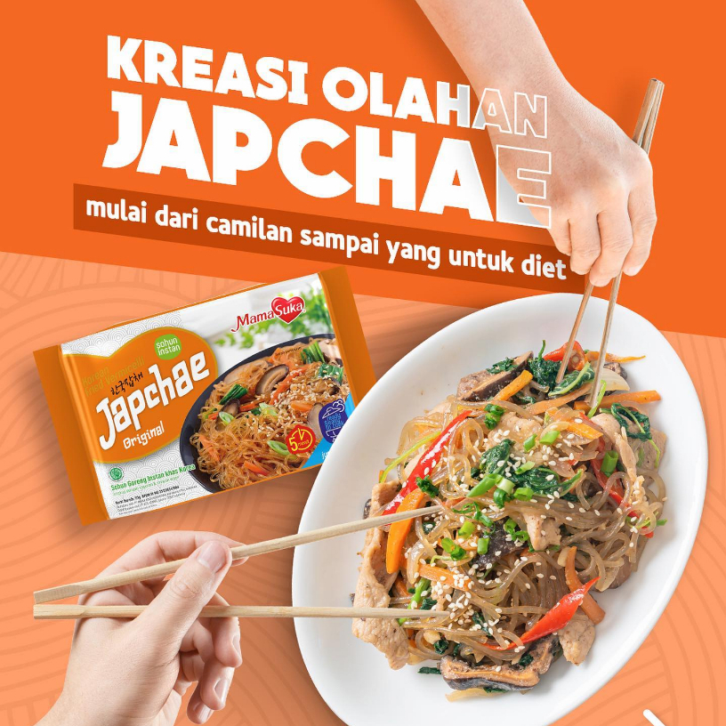 

Japchae Mamasuka Soun Goreng Instan Korea Original Fried Vermicelli