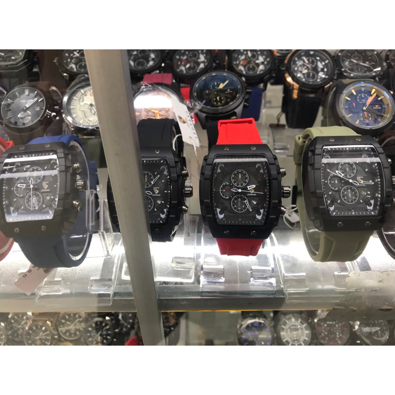 jam original cowok rubber petak