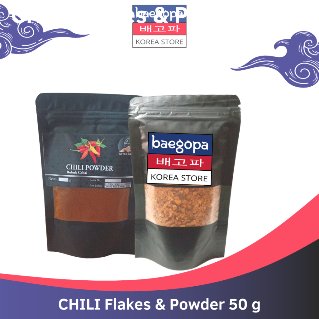 

Chili Flakes Chilli Powder Togarashi 50g // Cabe Bubuk Super Cabai Pedas Kasar Halus//