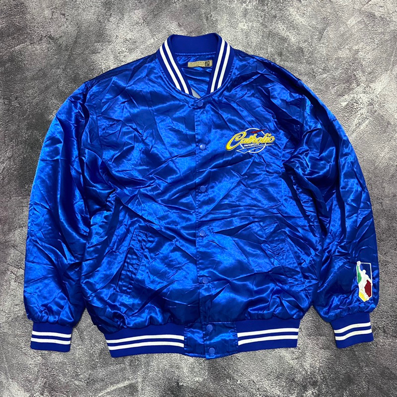 varsity jacket univ catholic varsity mlb second