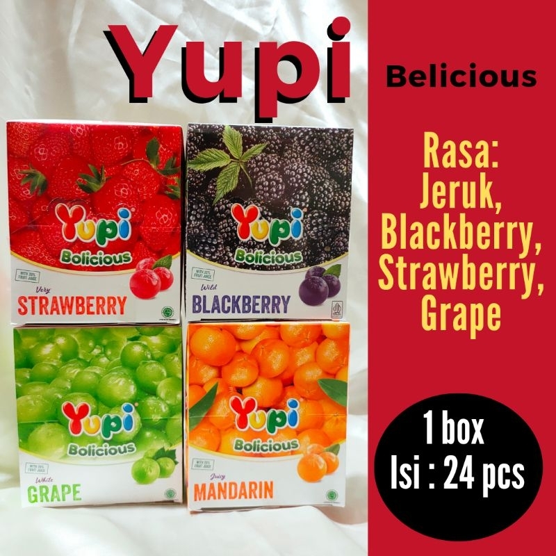 

Yupi Bolicious 4 rasa 1 box