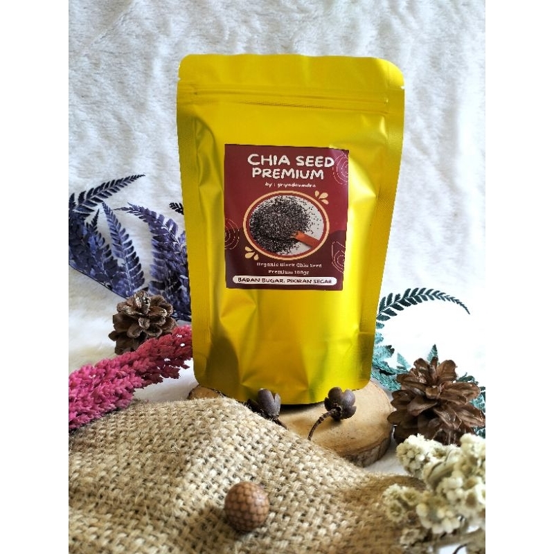

Chia seed premium 100gr Mexico kualitas terbaik