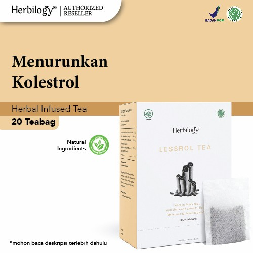 

Herbilogy Lessrol Tea - Turun Kolesterol 20 Kantong Teh