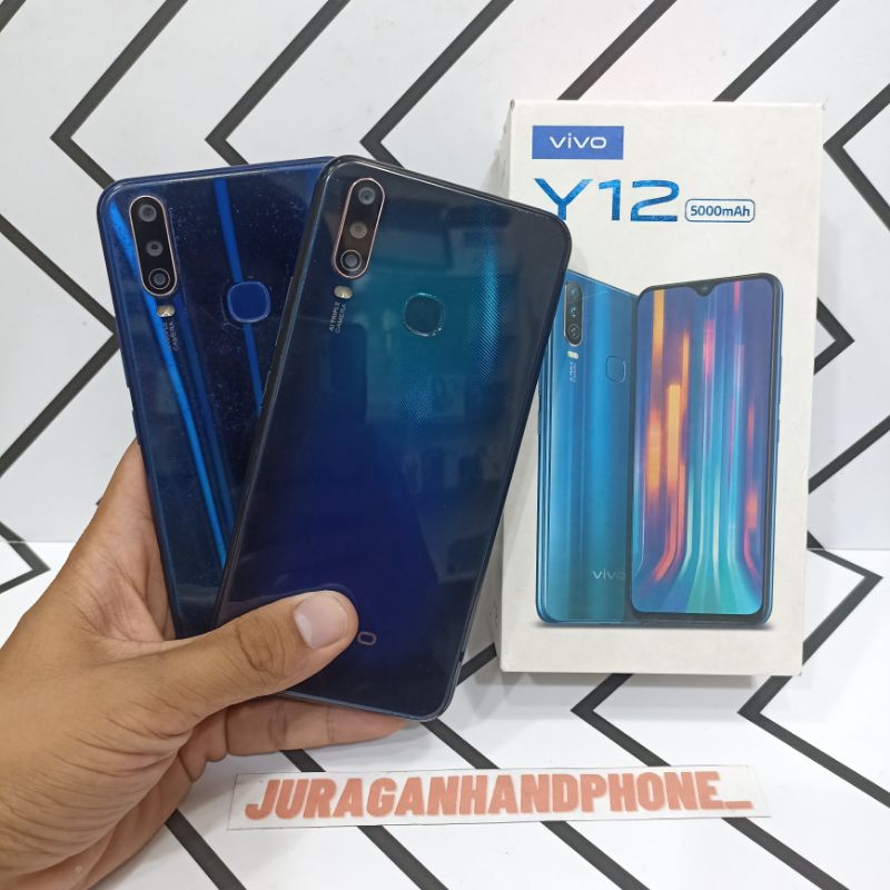 Vivo Y12 3/64GB 3/32GB Hp Second Bekas Fullset
