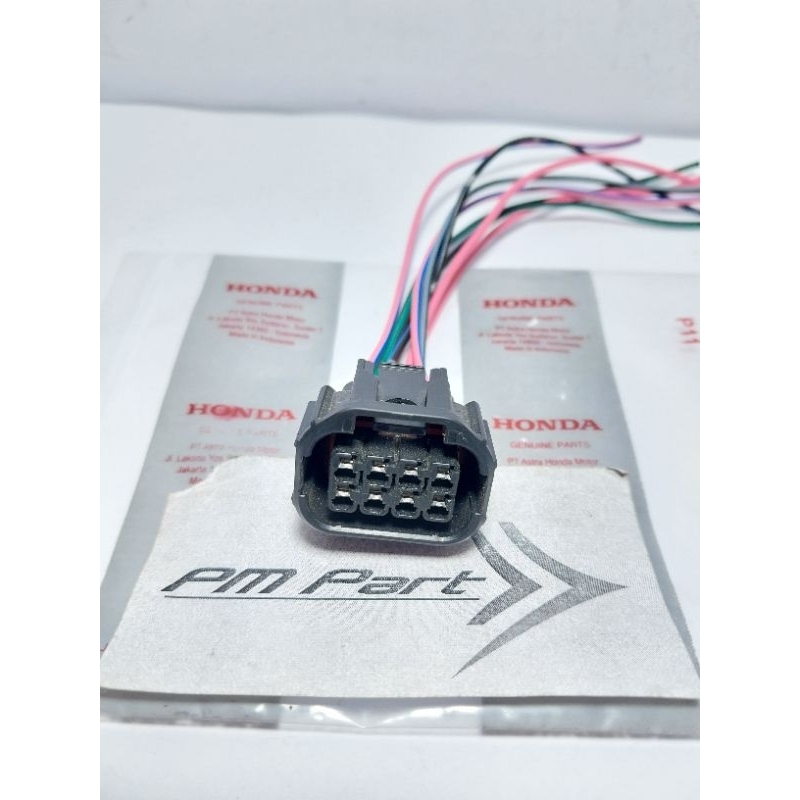 Soket kabel lampu depan Pin 8 Mobil honda Jazz Mobilio CRV Civic Brio RS
