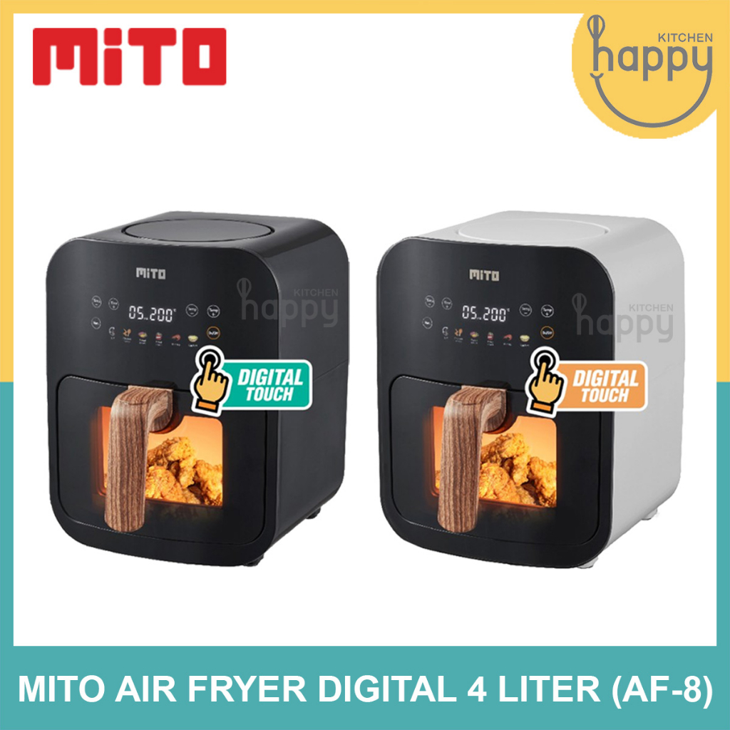 Mito Digital Air Fryer AF-8 Kapasitas 4 Liter Low Watt Mito Digifry AF 8
