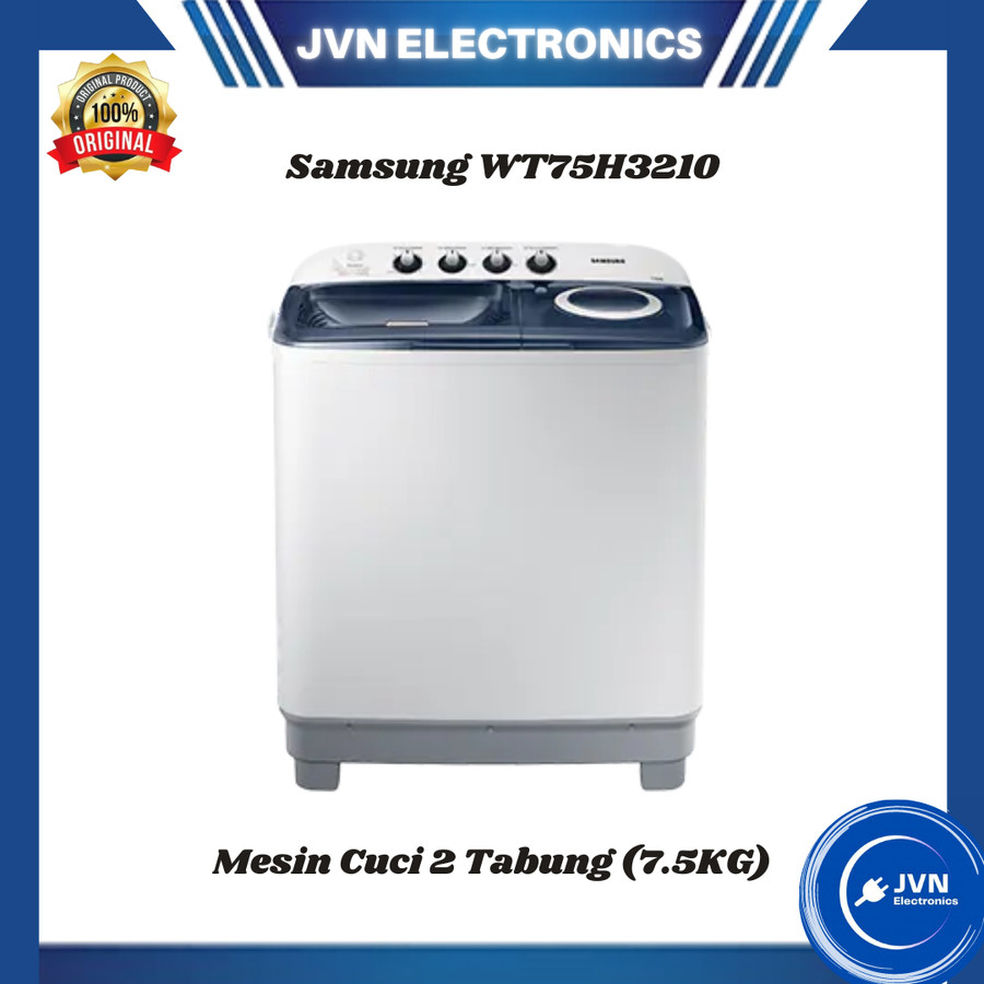 Mesin Cuci 2 Tabung Samsung WT75H3210 7,5KG