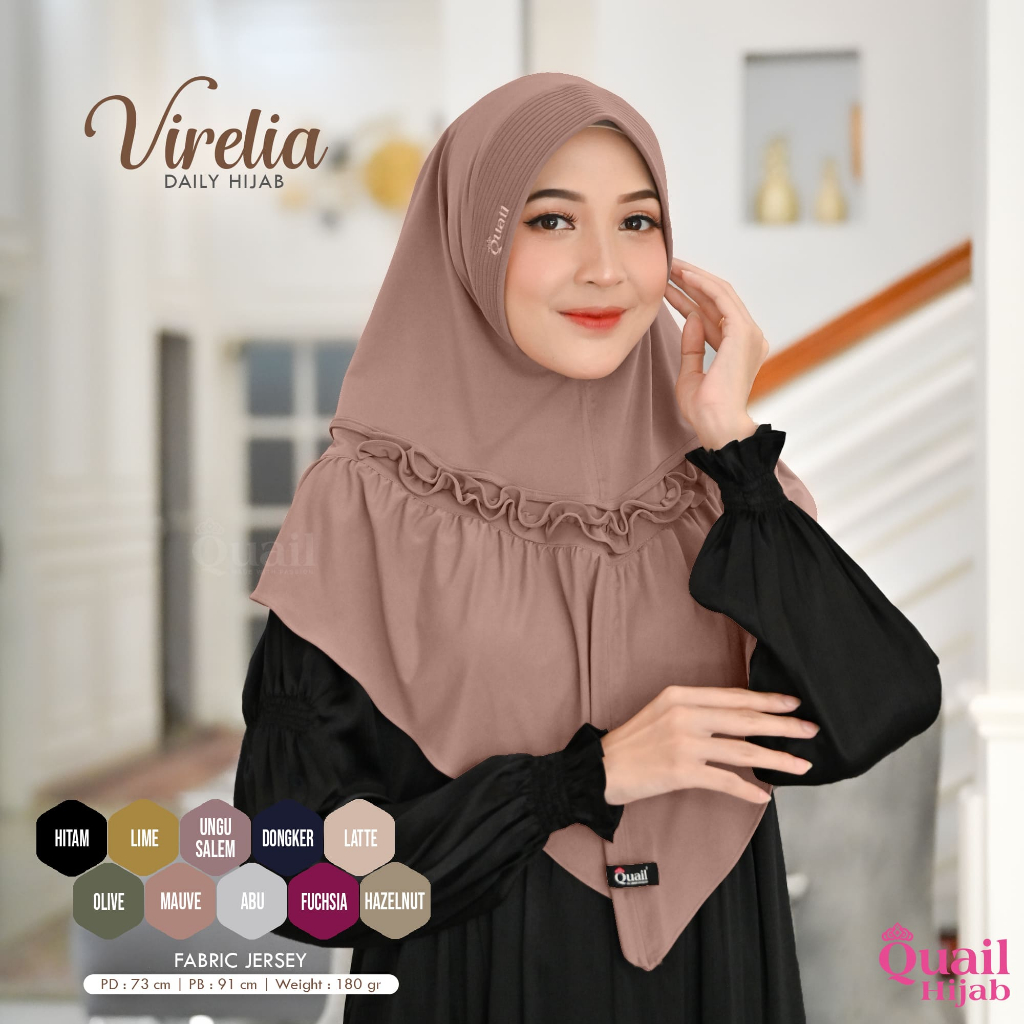 Quail Hijab - VIRELIA HIJAB ORI QUAIL JILBAB INSTAN