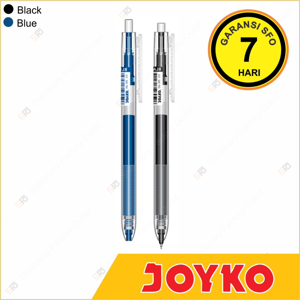 

Pen Big Fill Gel Retractable Joyko GP-362 - Pulpen 0.5mm Clicker