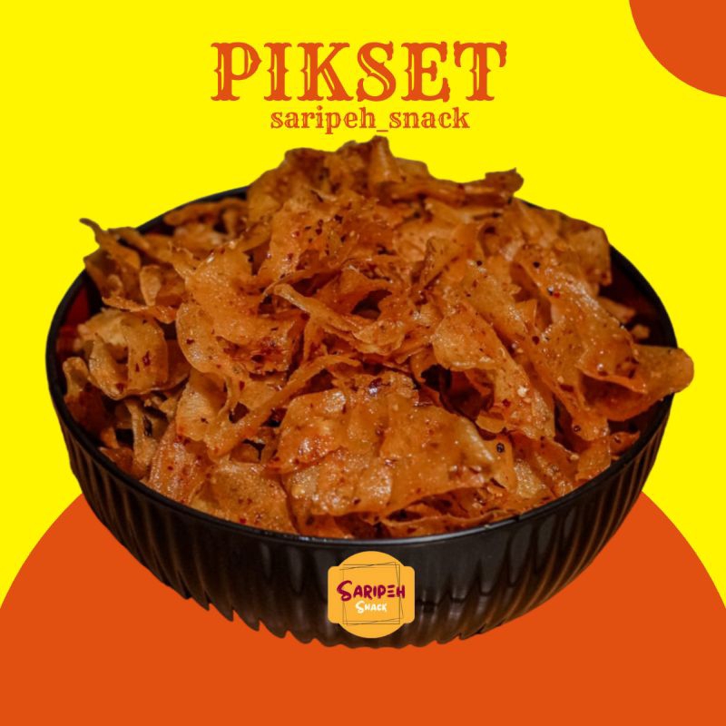 

Pikset 1 kg Keripik Singkong pedas Keripik Pedas Kripset Snack kriuk saripeh snack viral