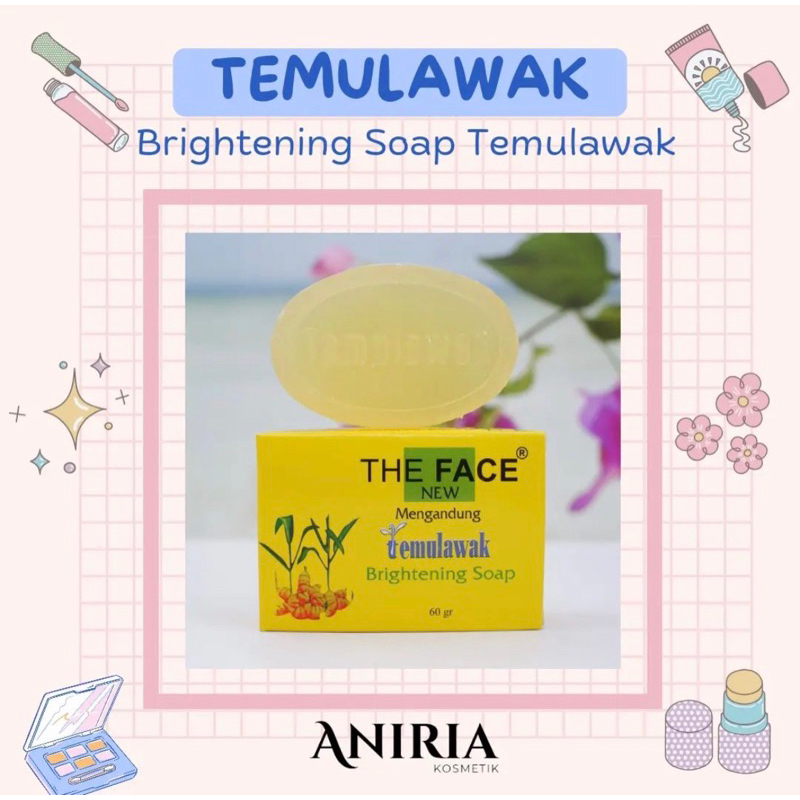 SABUN TEMULAWAK THE FACE BPOM ORIGINAL || CREAM TEMULAWAK THE FACE || SERUM TEMULAWAK THE FACE || TO