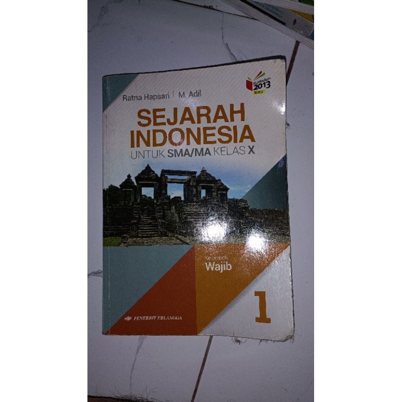 

buku sejarah indonesia (wajib) kelas 10/X penerbit erlangga k13