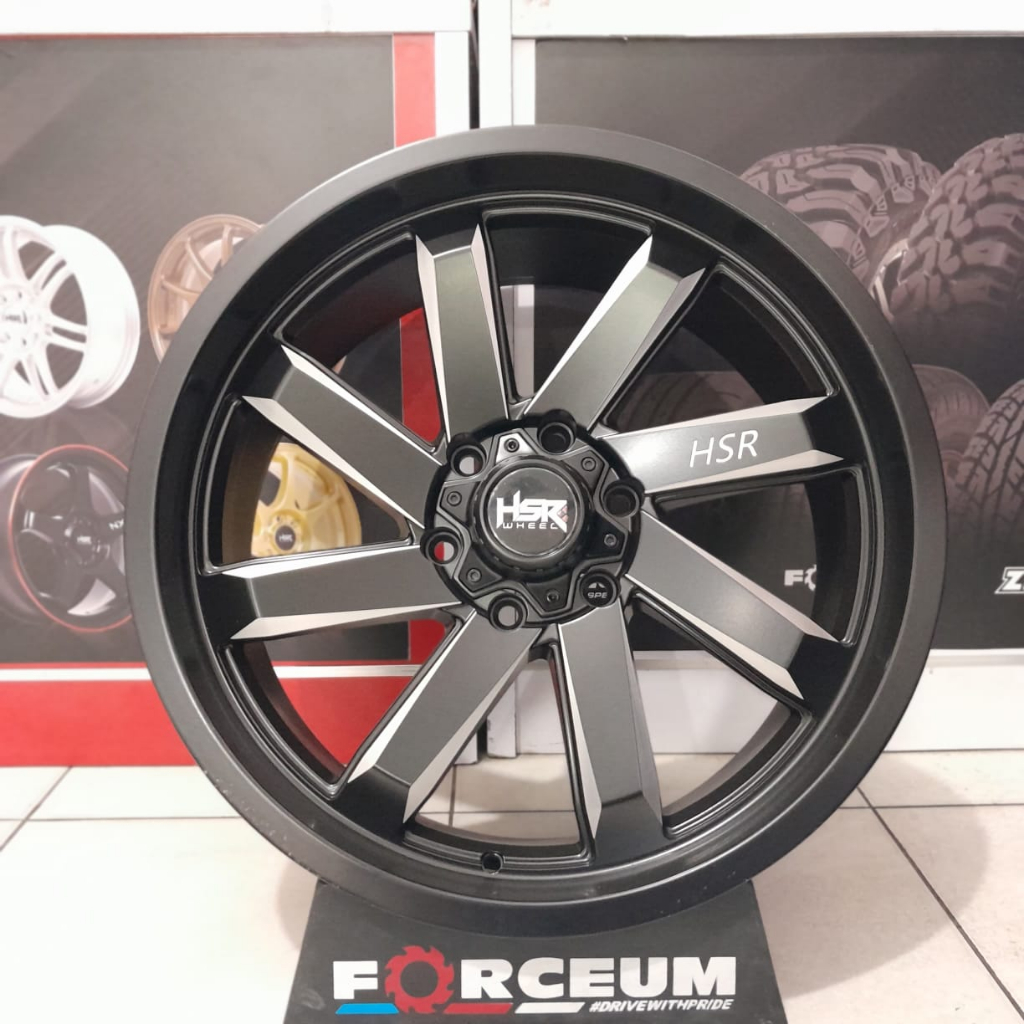 Velg mobil Hsr Katana Ring 20 Lobang 6 untuk Frod Rager,Triton,Hilux||Toko velg samarinda