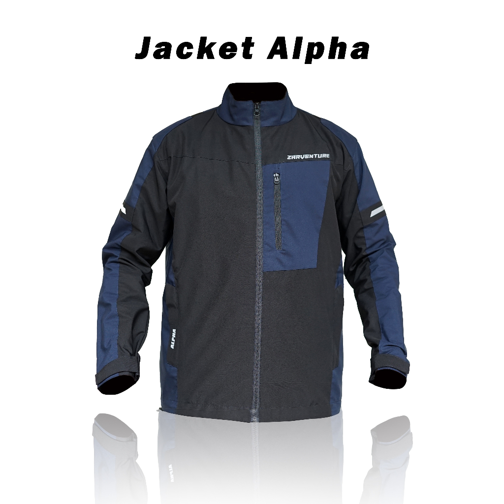 Zarventure Jaket Outdoor / Jaket Motor ALPHA Windproof (Anti Angin) Pria Wanita Jaket Touring Sport