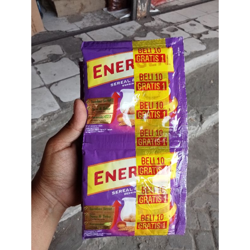 

Energen kurma 1renteng isi 10+1