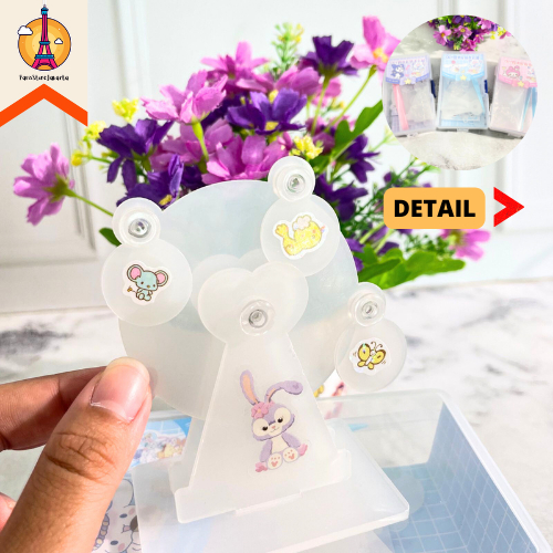 DIY Bianglala Sanrio HS-8066 Free Hard Box Melody Cinnamoroll Kuromi Mainan Kreativitas Anak Keteram