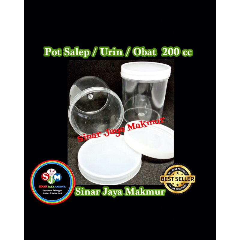 Pot Salep 200 cc / Pot Obat 200 cc / Pot Urin 200 cc / Pot Slime 200 cc