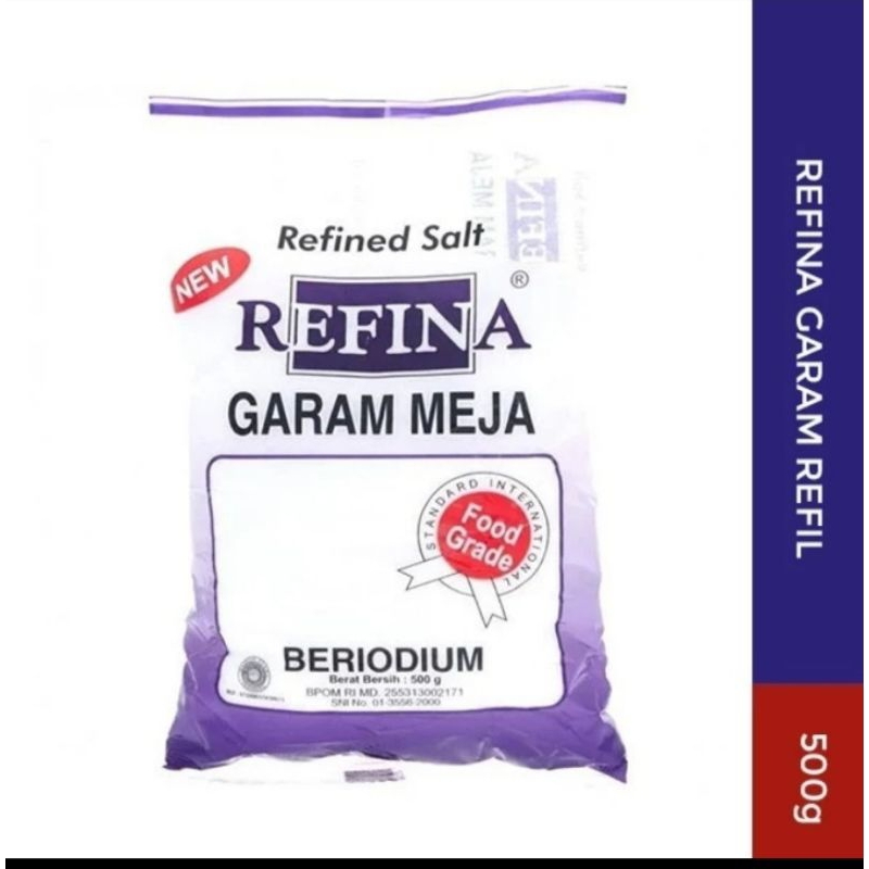 

refina garam meja 500 gram
