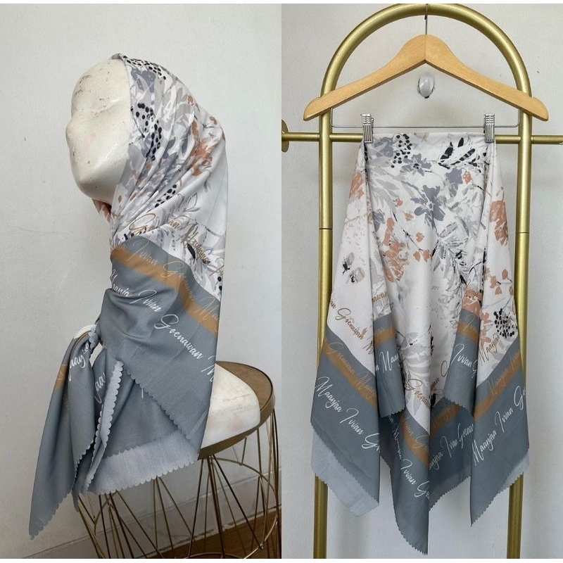 hijab segi empat voal motif baniescoop kw m11/zakihijab/