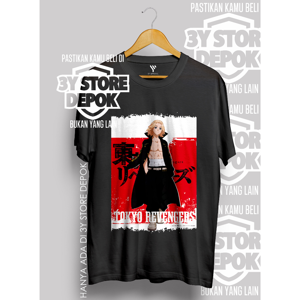 KAOS SANTAI ANIME TOKYO REVENGERS #1 / PRIA/WANITA/YAYAYA STORE DEPOK