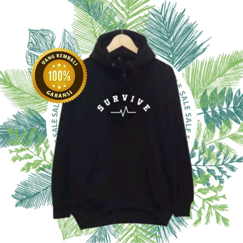 Sweater Hoodie Pria Wanita Distro Flower Bahan Cotton Flecce Sedia Big Size Jaket distro switer dist