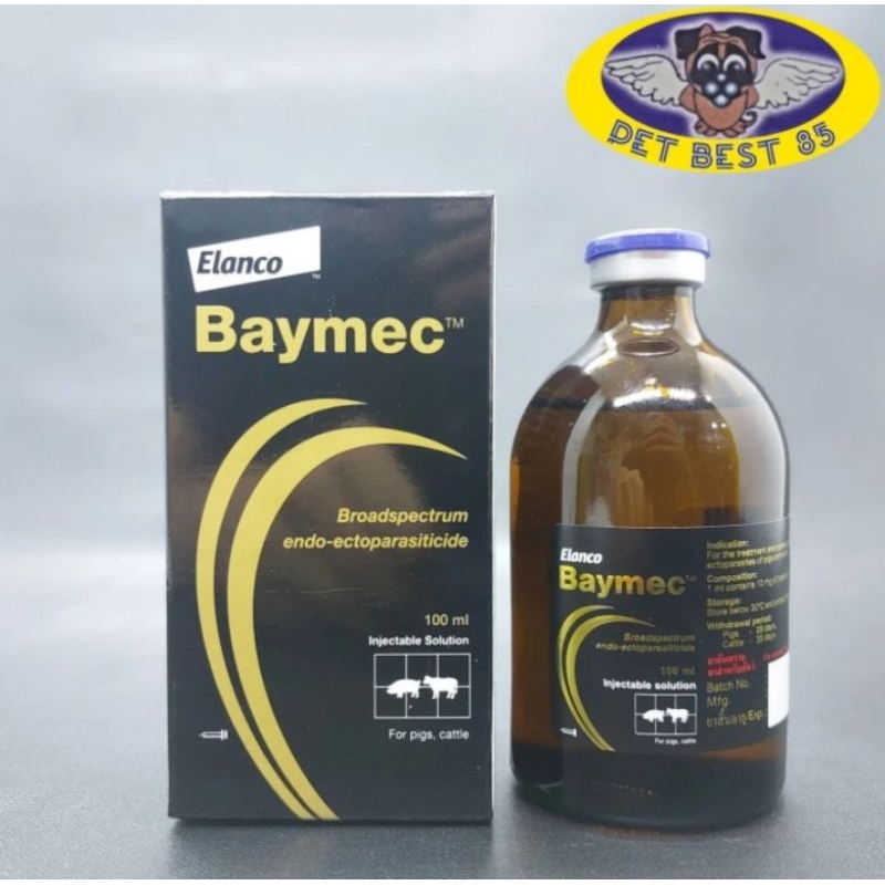 Baymec Ivermectin 100ml Obat Suntik Jamur Scabies Demodex Antiparasit