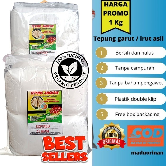 

pati irut tepung garut pati asam lambung SAGU GARUT/ ANGKRIK/IRUT