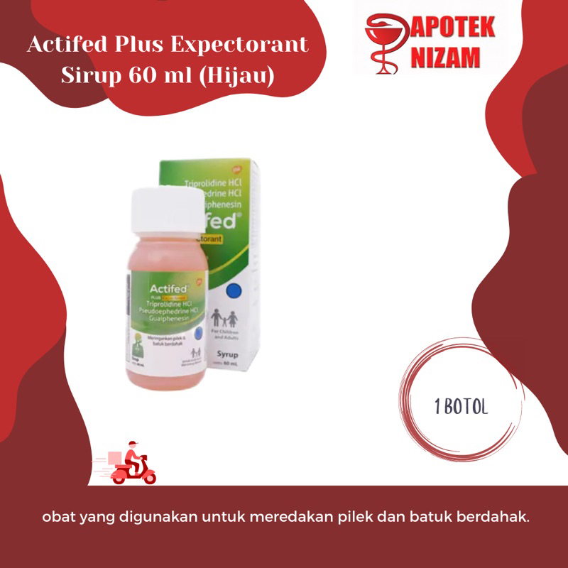 Actifed Plus Expectorant Sirup (Hijau)
