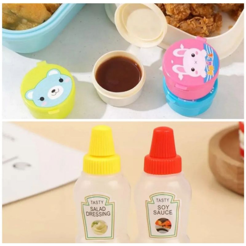 Wadah saus tempat kecap saus bento anak