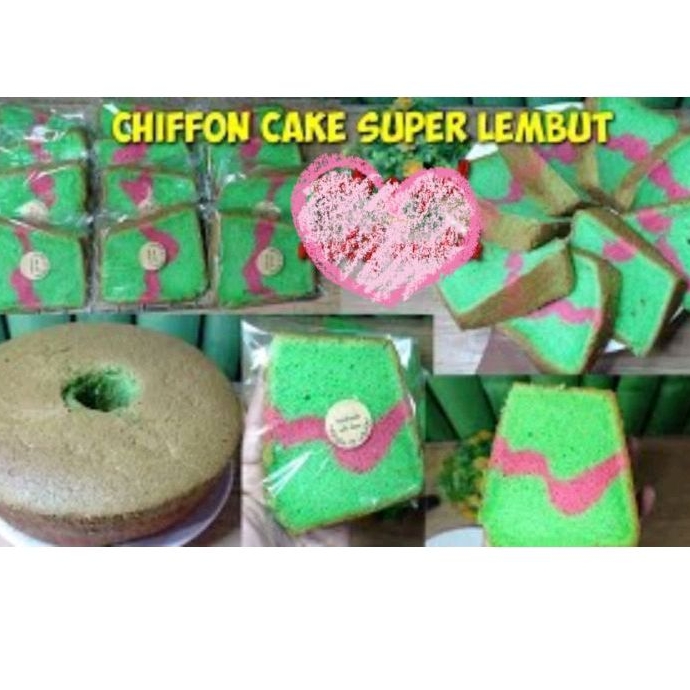 

Bolu chiffon pandan lembut ukuran jumbo, home made ukuran jumbo