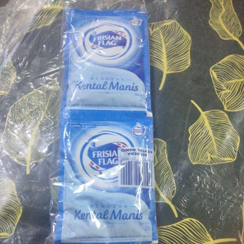 

susu bendera putih kental manis sachet
