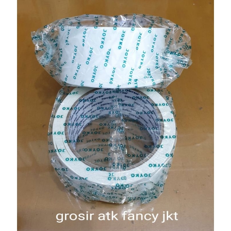 

Double Sided Tape Perekat 2 Sisi Joyko 48 mm x 15 yard ( 2 inch ) Blue core