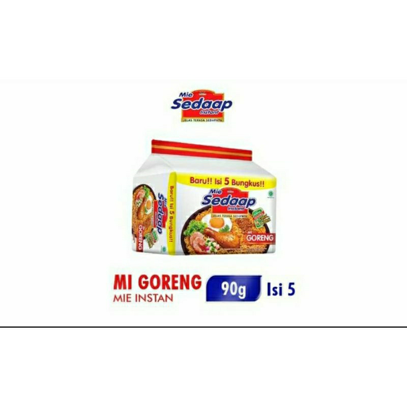 

Sedaap Mie Instant Goreng 5 x 90 g