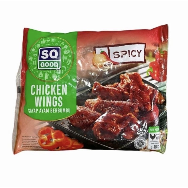 

So Good Spicy Chicken Wings 400gr