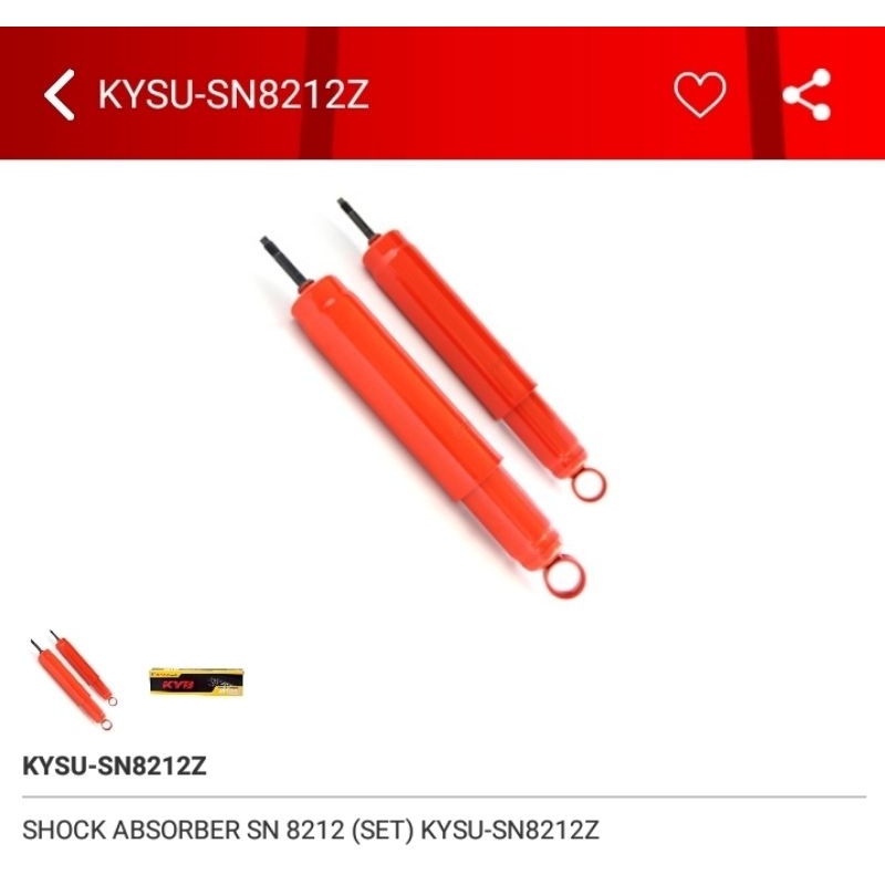 shock depan canter heavy duty KYSU-SN8212