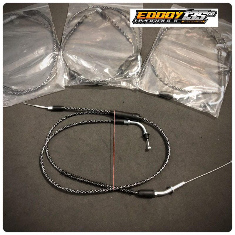 KABEL GAS RX KING KARBON 2 CABANG - KABEL GAS STANDAR KARBON RX KING NEW