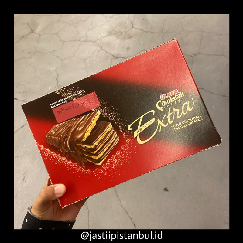 

ULKER GOFRET (MILK CHOCOLATE, MILK CHOCOLATE EXTRA, DARK CHOCOLATE)