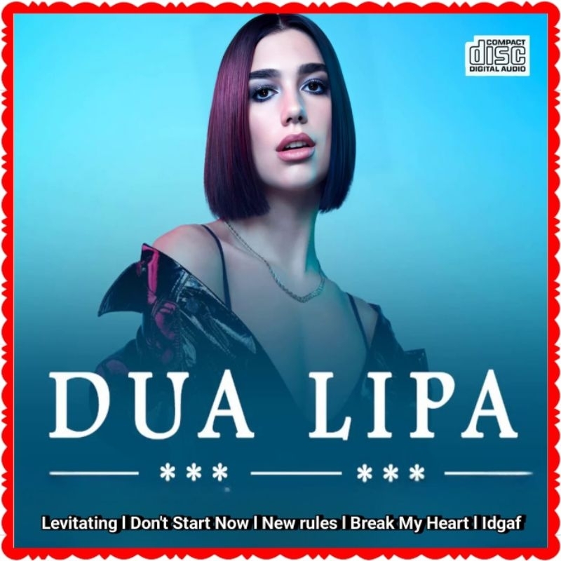 CD LAGU MUSIK AUDIO POP BARAT CD MOBIL LAGU POP BARAT TERBARU ALBUM DUA LIPA-KASET CD UNTUK MOBIL-KA