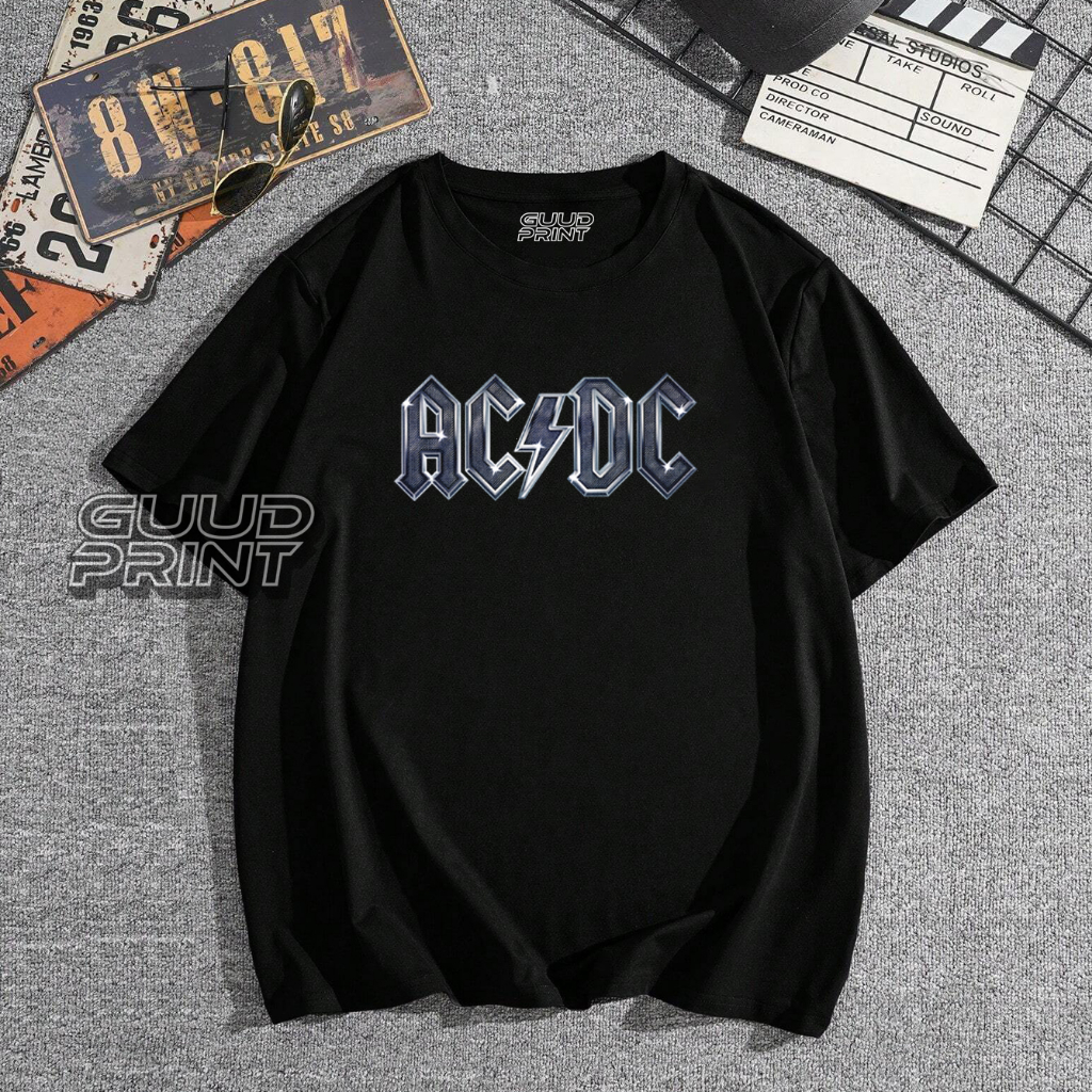 KAOS BAND / KAOS BAND ACDC SERIES / BAJU ACDC / BAJU MUSIK ROCK KUALITAS PREMIUM