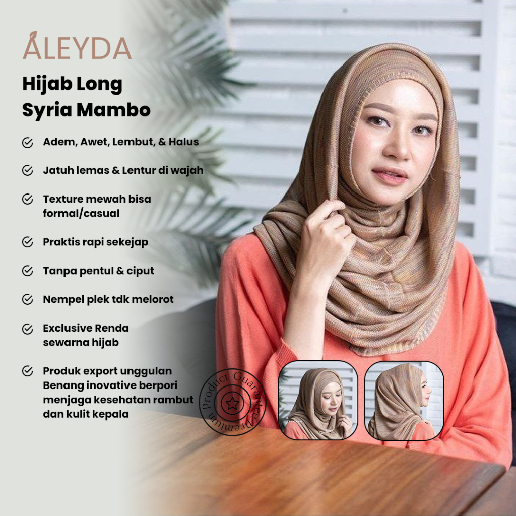 ALEYDA - Long Syria Instant - Renda Mambo Hoodie