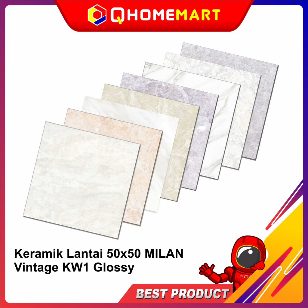 Keramik Lantai 50x50 MILAN Vintage KW1 Glossy